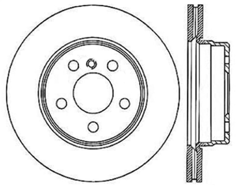 StopTech Drilled Sport Brake Rotor