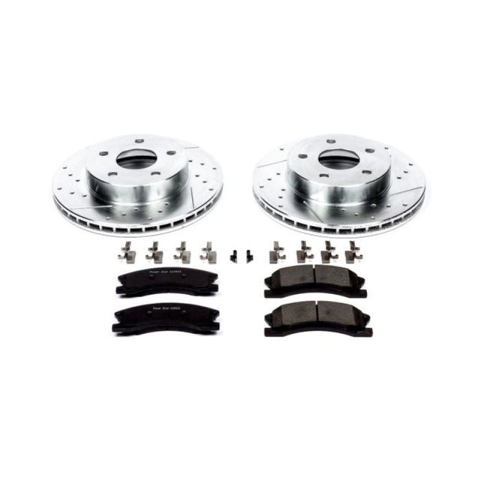 Power Stop 99-04 Jeep Grand Cherokee Front Z23 Evolution Sport Brake Kit