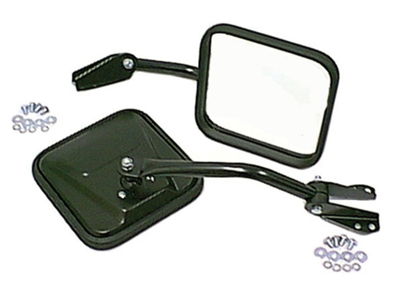 Omix Side Mirror Kit Black- 55-86 Jeep CJ Models