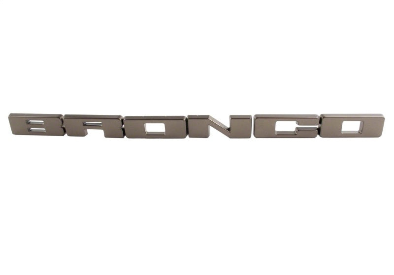 Ford Racing 2021+ Bronco Grille Lettering Overlay Kit - Bronze