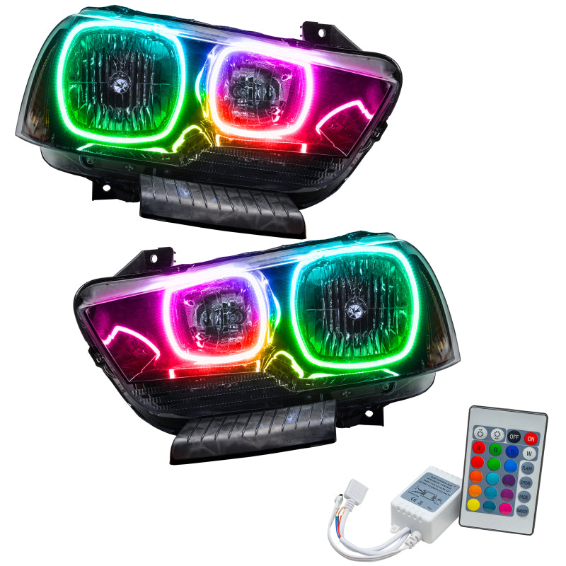 Oracle 11-14 Dodge Charger SMD HL (Non-HID) - ColorSHIFT w/ Simple Controller