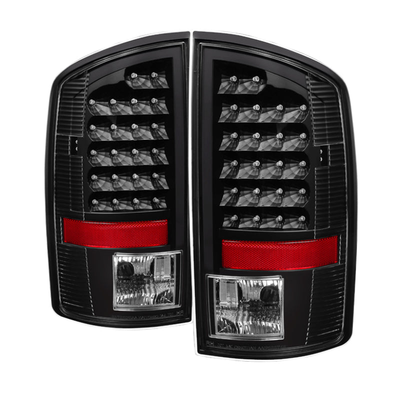 xTune Dodge Ram 02-06 1500 / Ram 2500/3500 03-06 LED Tail Light Black ALT-JH-DR02-LED-BK