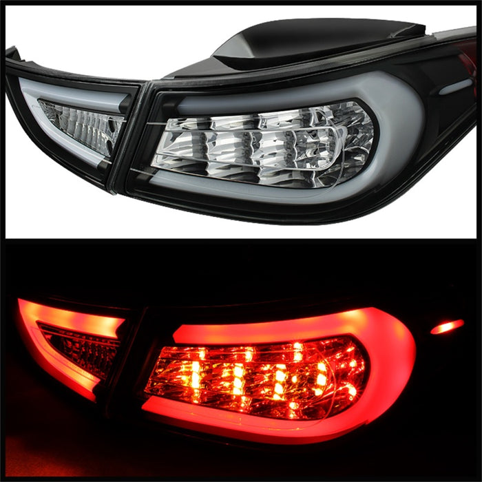 Spyder Hyundai Elantra 11-13 Light Bar LED Tail Lights Black ALT-YD-HYELAN11-LED-BK