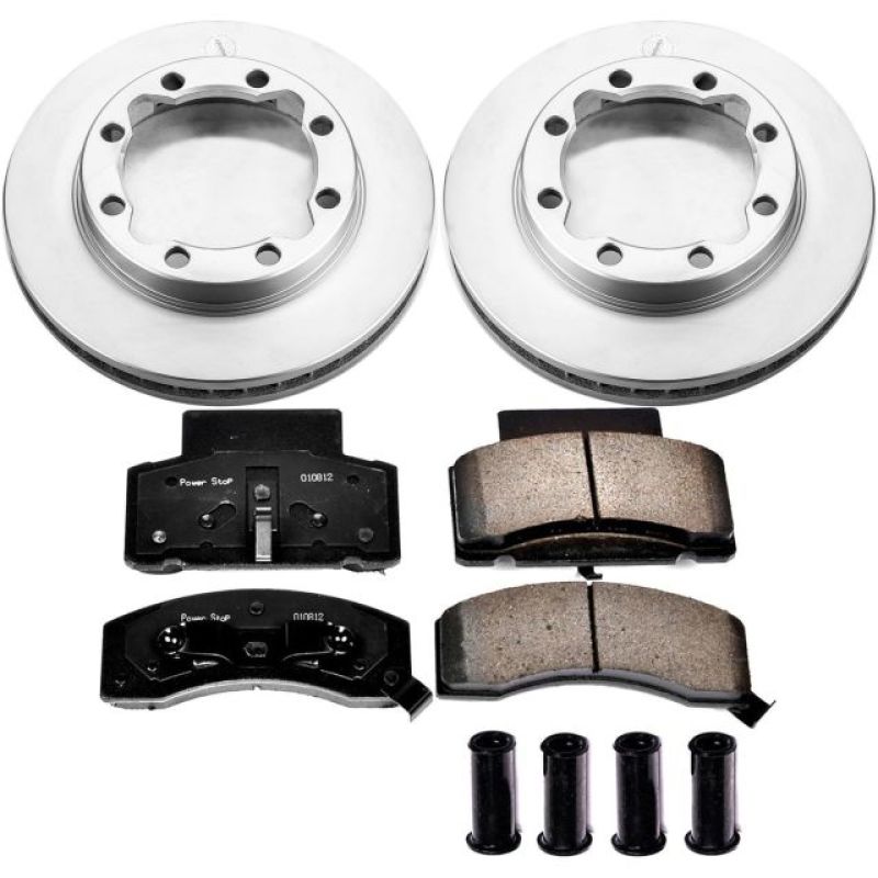 Power Stop 90-00 Chevrolet K3500 Front Z17 Evolution Geomet Coated Brake Kit