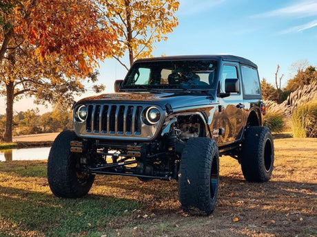 Oracle Jeep JL/Gladiator JT Oculus Bi-LED Projector Headlights - Amber/White Switchback