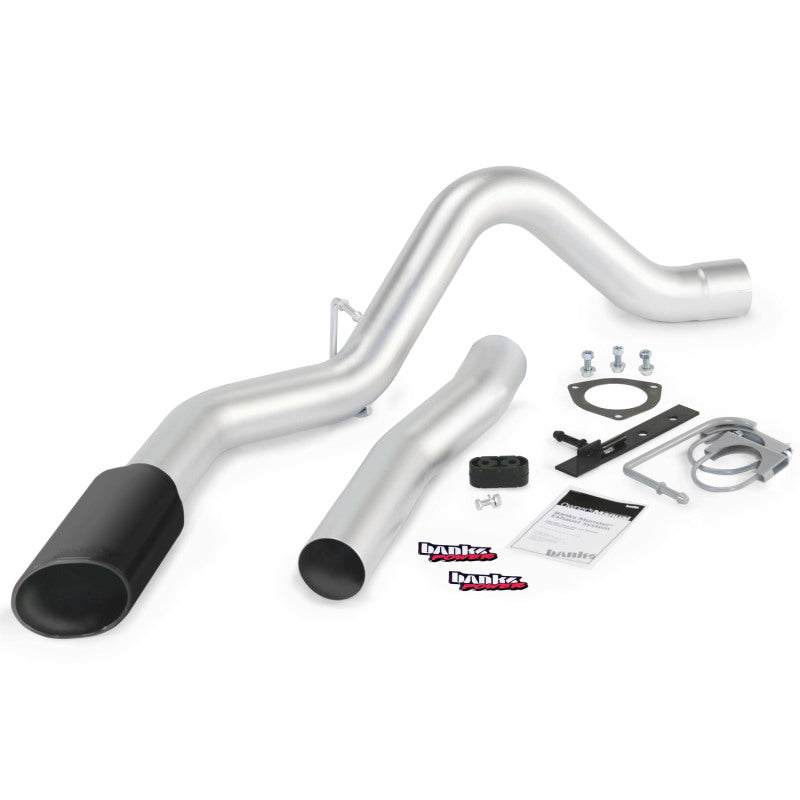 Banks Power 11-14 Chev 6.6L LML ECLB/CCSB/CCLB Monster Exhaust Sys - SS Single Exhaust w/ Black Tip