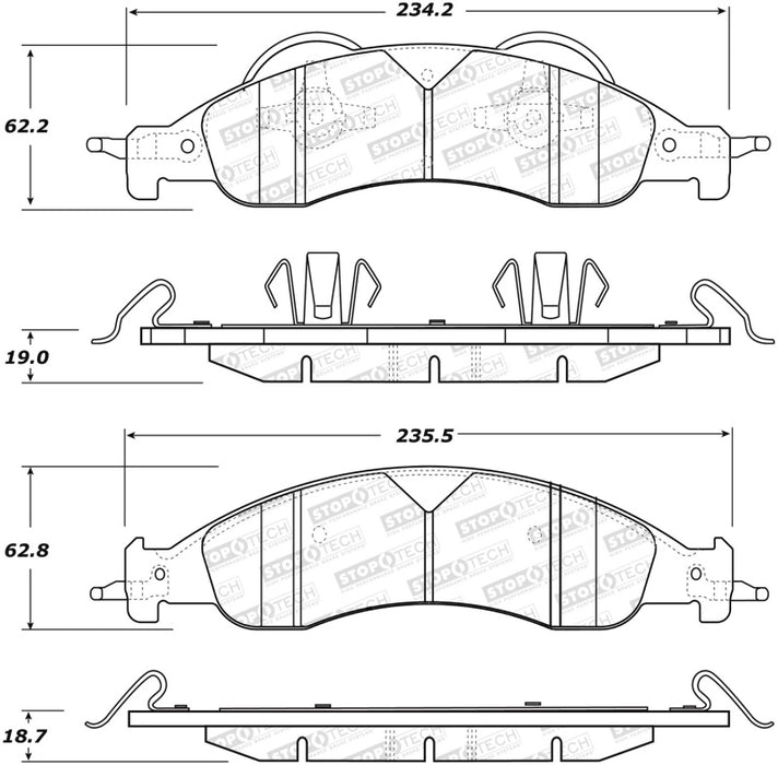 StopTech Street Brake Pads