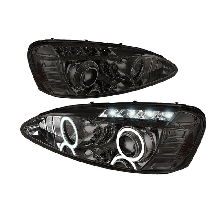 Spyder Pontiac Grand Prix 04-08 Projector Headlights LED Halo LED Smke PRO-YD-PGP04-HL-SMC