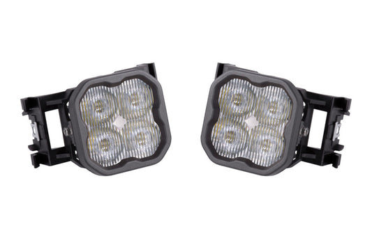 Diode Dynamics SS3 Type X LED Fog Light Kit - White SAE Fog Sport