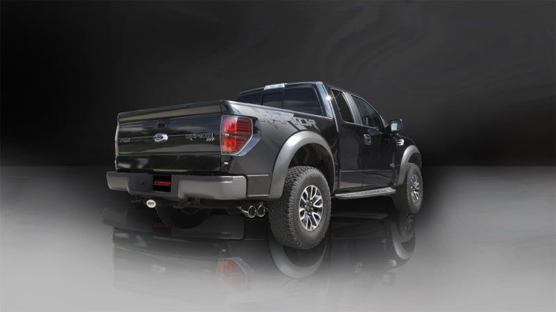 Corsa 11-14 Ford F-150 Raptor 6.2L V8 133in Wheelbase Xtreme Cat-Back Resonator Delete Kit Exhaust