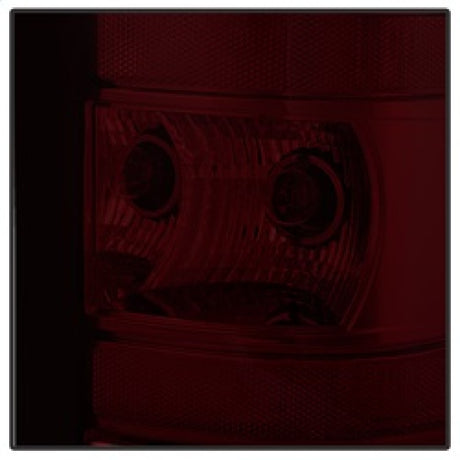 xTune GMC Sierra 2007-2013 OEM Style Tail Light Red Smoked ALT-JH-GS07-OE-RSM