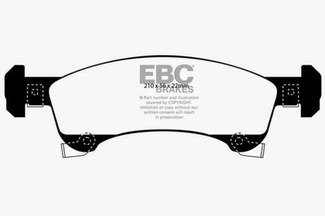 EBC 02-06 Ford Expedition 4.6 2WD Ultimax2 Front Brake Pads