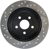 StopTech 03-09 Chrysler PT Cruiser Tur / 03-05 Dodge Neon SRT-4 Rear Left Slotted & Drilled Rotor
