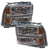 Oracle 05-07 Ford F-250/350 SMD HL - Chrome - ColorSHIFT w/ 2.0 Controller