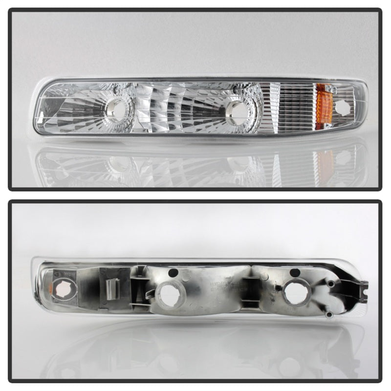 xTune Chevy Silverado 99-02 / Chevy Suburban/Tahoe 00-06 Amber Bumper Lights Euro CBL-JH-CS99-AM-E