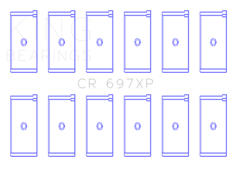 King Engine Bearings Jaguar 4.2L (Size STD) Rod Bearing Set