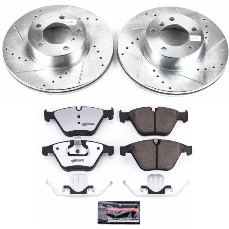 Power Stop 13-15 BMW X1 Front Z26 Street Warrior Brake Kit