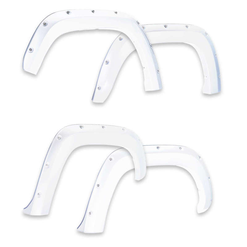 EGR 2017 Ford Super Duty Bolt-On Look Color Match Fender Flares - Set - Oxford White