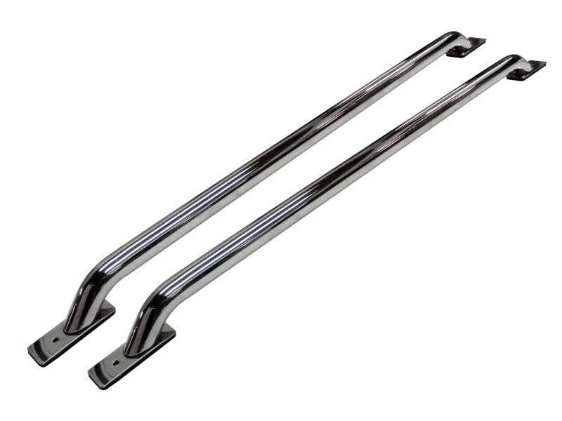 Go Rhino 04-15 Nissan Titan King/CC 6.5ft Std Bed Stake Pocket Bed Rails - Polished