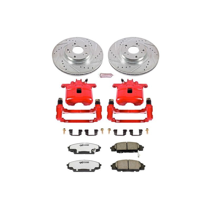 Power Stop 02-06 Acura RSX Front Z26 Street Warrior Brake Kit w/Calipers