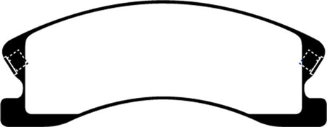 EBC 99-04 Jeep Grand Cherokee 4.0 (Akebono) Yellowstuff Front Brake Pads