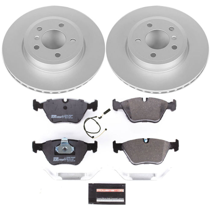 Power Stop 04-10 BMW X3 Front Euro-Stop Brake Kit