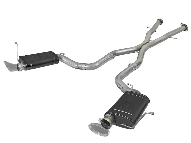 aFe MACHForce XP 12-17 Jeep Grand Cherokee WK2 SRT8 V8-6.4L 304SS Cat-Back Exhaust w/o Resonator