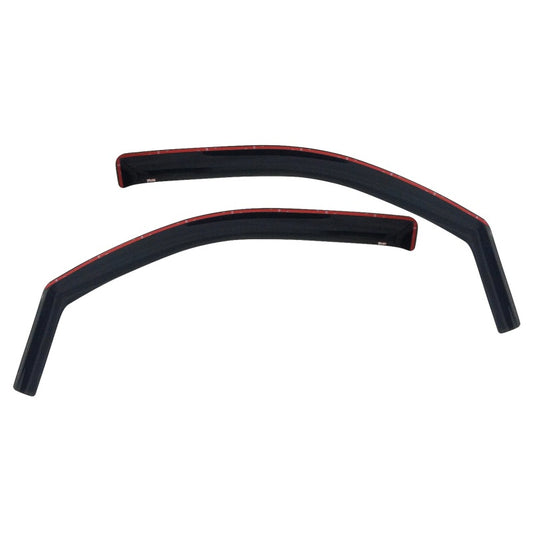 Westin 2005-2010 Dodge/Mitsubishi Dakota Wade In-Channel Wind Deflector 2pc - Smoke