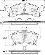 StopTech Street Brake Pads - Front/Rear