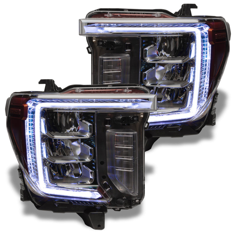 Oracle 20-21 GMC Sierra 2500/3500 HD RGB+W Headlight DRL Kit - ColorSHIFT w/o Cntrl