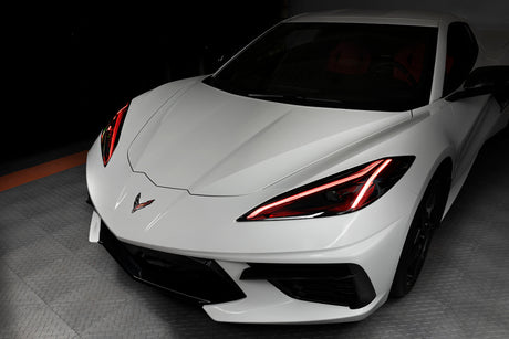 Oracle 20-21 Chevy Corvette C8 RGB+A Headlight DRL Kit - ColorSHIFT w/ Simple Cntrl
