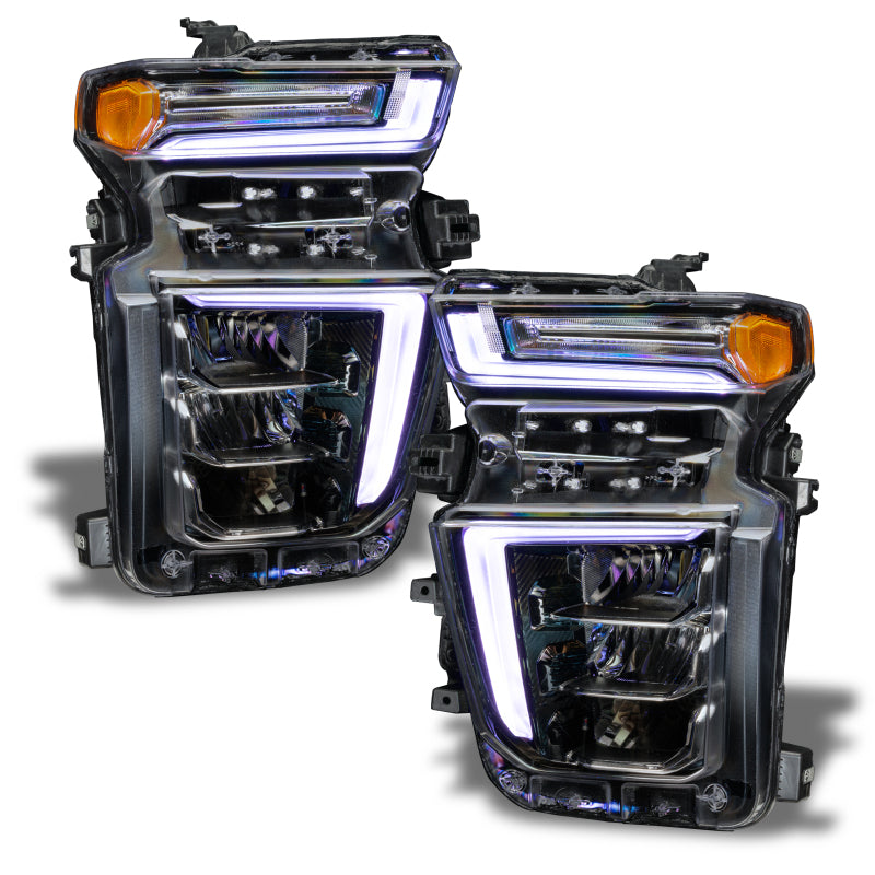 Oracle 20-21 Chevy Silverado HD 2500 RGB+W Headlight DRL Kit - ColorSHIFT w/o Cntrl