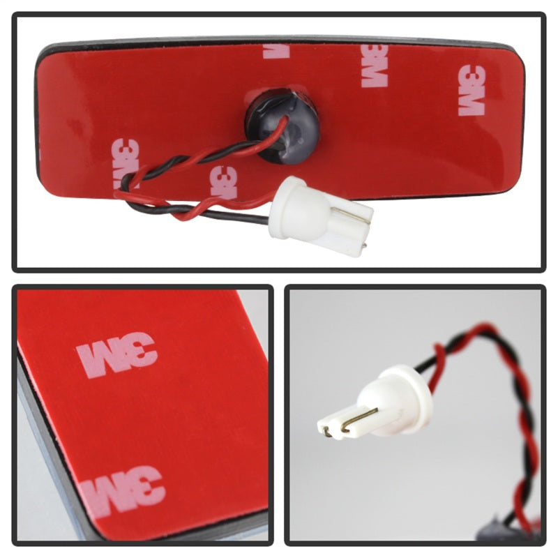 xTune Dodge Ram 94-02 Dually 2 Red LED+2 Amber LED Fender Lights 4pcs Clear ACC-LED-DR94-FE-C