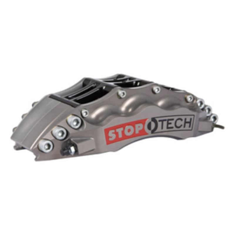 StopTech 10-16 Hyundai Genesis Coupe Front BBK - ST-60 Caliper Silver / 2pc Slotted 355x32mm Rotor