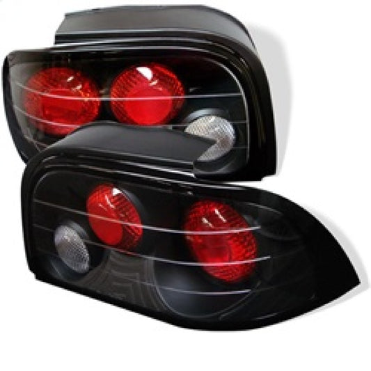 Spyder Ford Mustang 94-95 Euro Style Tail Lights Black ALT-YD-FM94-BK