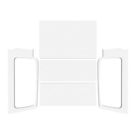 DEI 04-06 Jeep Wrangler LJ Unliminted Headliner Complete Kit - White