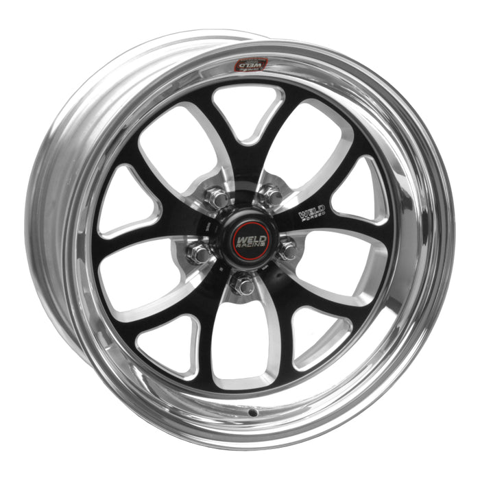 Weld S76 17x10 / 5x4.5 BP / 7.9in. BS Black Wheel (Low Pad) - Non-Beadlock