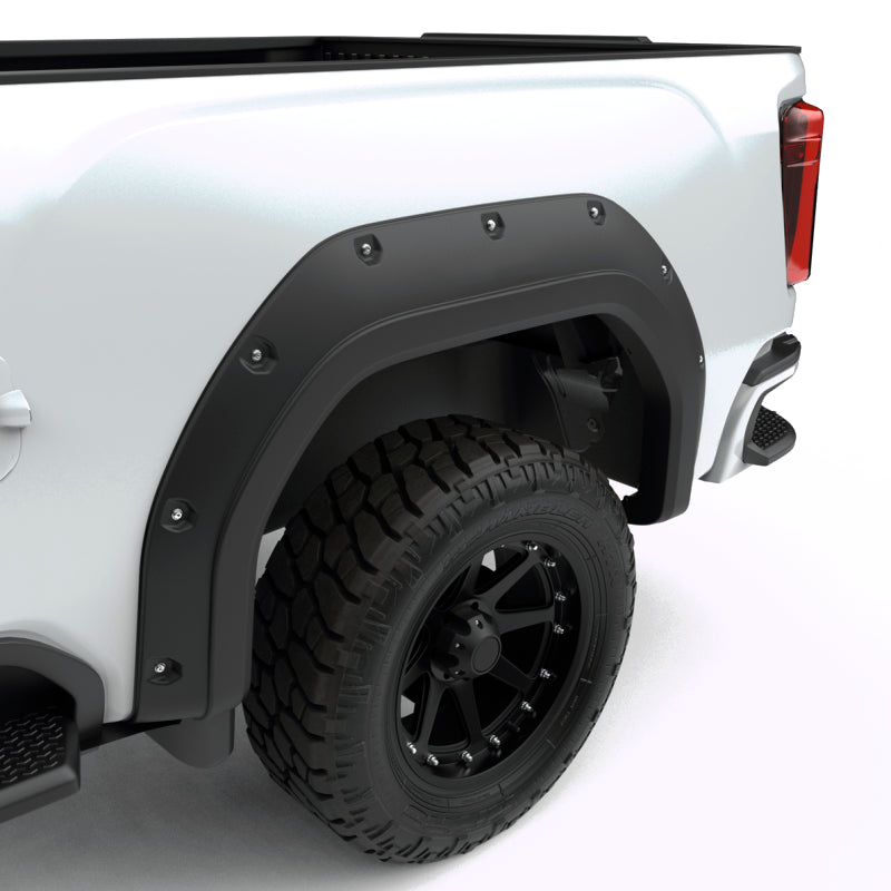 EGR 2020 GMC Sierra HD Bolt-On Style Black Fender Flare - Set