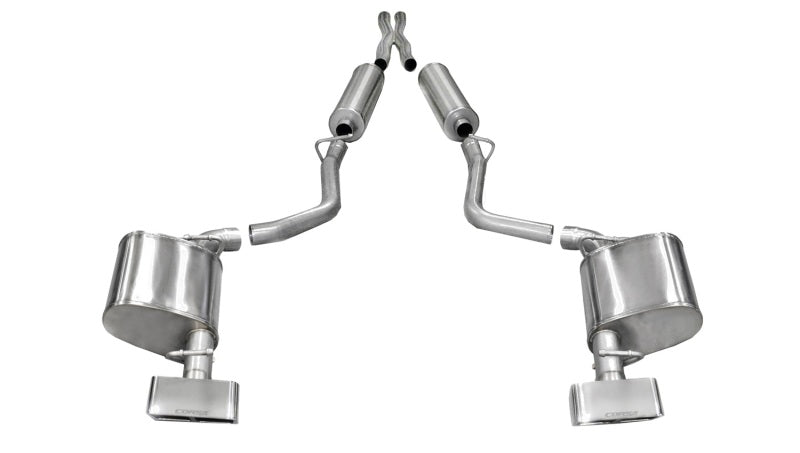 Corsa 11-13 Dodge Challenger R/T 5.7L V8 Polished Xtreme Cat-Back Exhaust