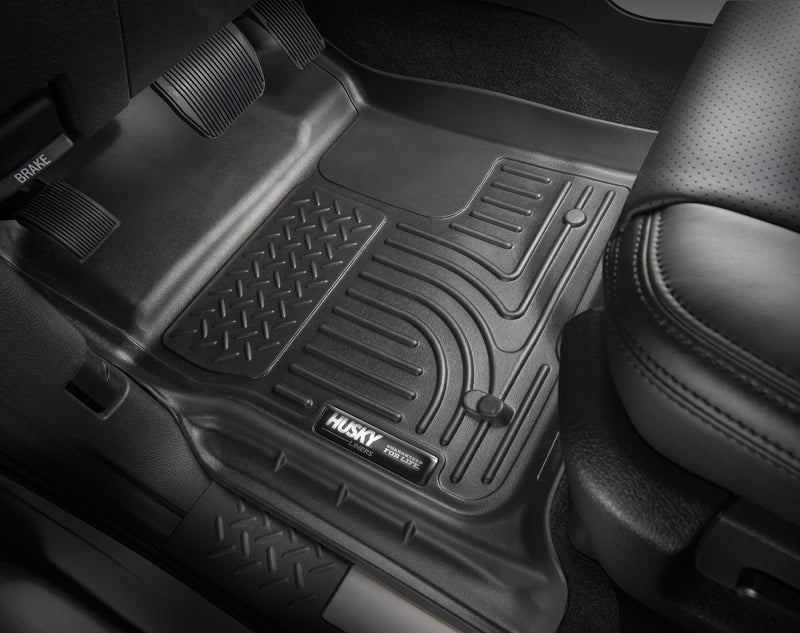 Husky Liners 13-15 Hyundai Sante Fe Sport/Sport 2.0T WeatherBeater 2nd Seat Black Floor Liners