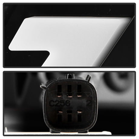 Spyder 21-23 Ford F150 (Factory Halogen) Light Bar LED Tail Lights - Black (ALT-YD-FF15021HAL-BK)