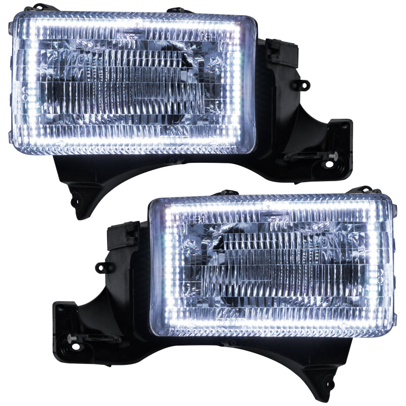 Oracle 94-02 Dodge Ram Pre-Assembled Halo Headlights - White SEE WARRANTY