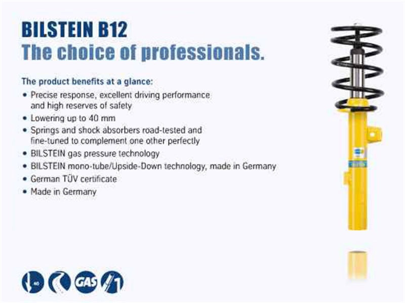 Bilstein B12 1999 Volkswagen Passat 1.8T Front and Rear Suspension Kit