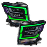 Oracle 21-22 Nissan Titan RGB+W Headlight DRL Upgrade - ColorSHIFT w/ RF Controller