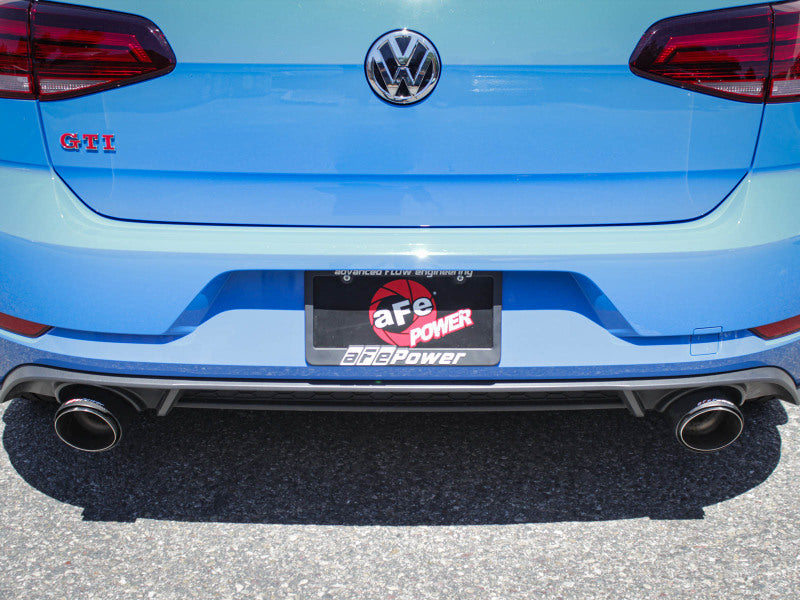 aFe 18-20 VW GTI (MK7.5) 2.0L MACH Force-Xp 3in to 2.5in 304 SS Axle-Back Exhaust System- Carb. Tips