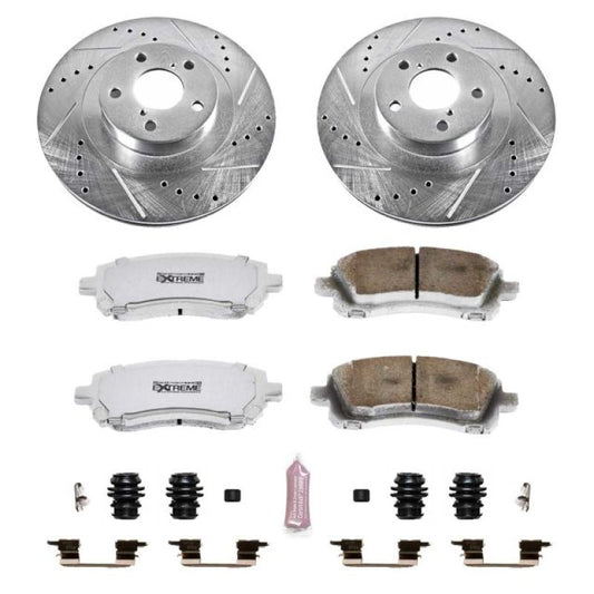 Power Stop 02-03 Subaru Impreza Front Z26 Street Warrior Brake Kit