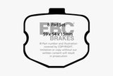 EBC 10-13 Chevrolet Corvette (C6) 6.2 Grand Sport Yellowstuff Rear Brake Pads