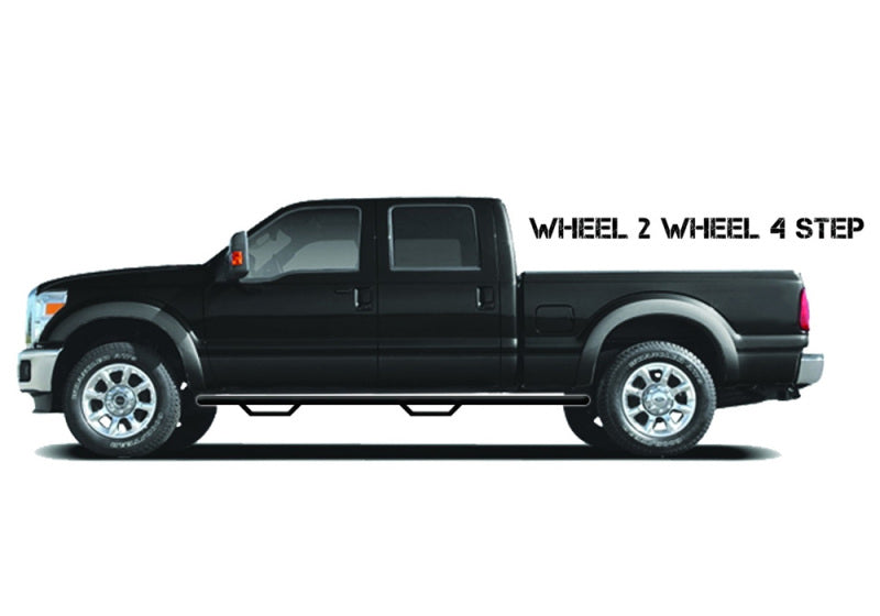 N-Fab Nerf Step 04-08 Ford F-150/Lobo SuperCrew 5.5ft Bed - Tex. Black - W2W - 3in