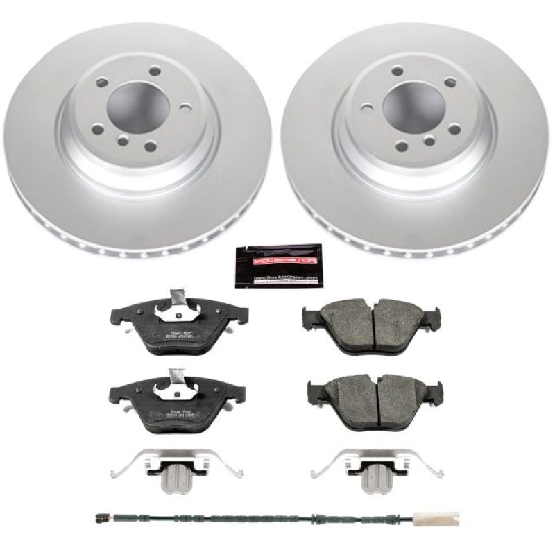 Power Stop 11-13 BMW 335i xDrive Front Z23 Evolution Sport Coated Brake Kit