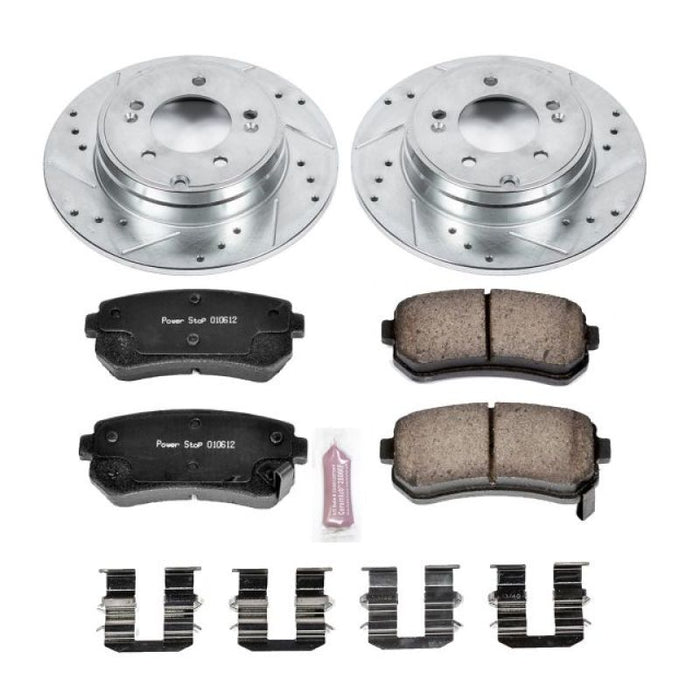 Power Stop 2015 Hyundai Sonata Rear Z23 Evolution Sport Brake Kit